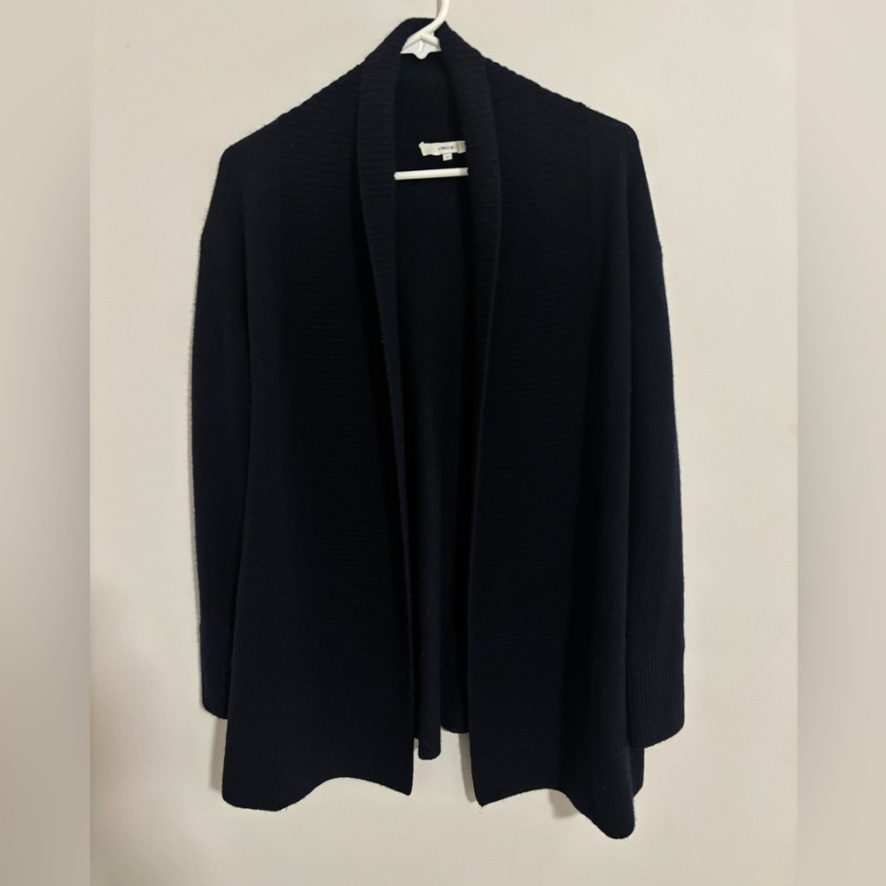 Women’s VINCE Black Cashmere and Wool Cardigan Size Medium